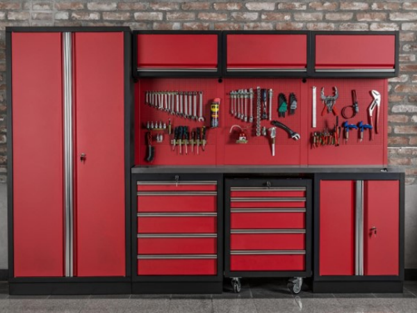 Sistema di stoccaggio del garage personalizzabile